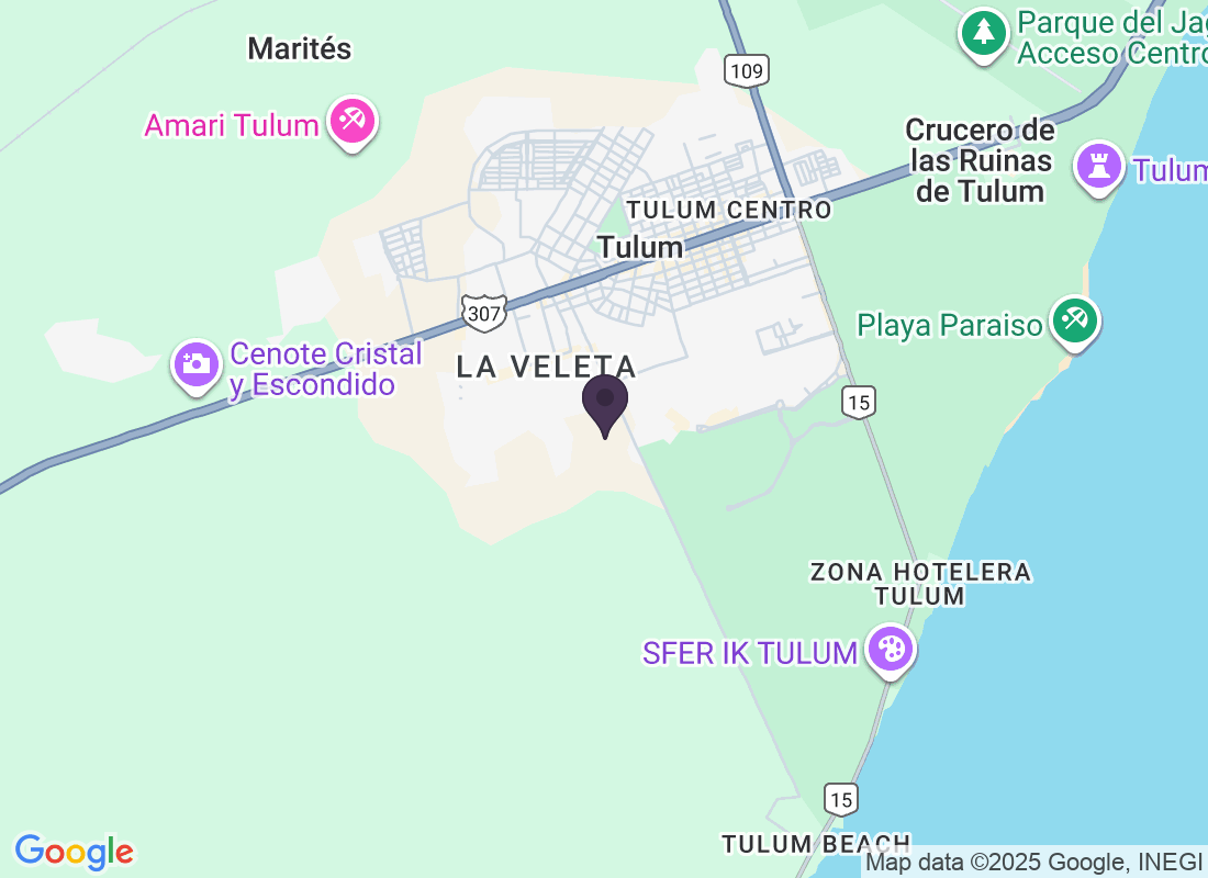 Supermanzana 15 Manzana 46 Lote 03, La Veleta, 77760 Tulum, Q.R., México