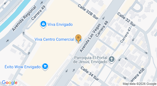 Cra. 48 #32B Sur - 139, Zona 1, Envigado, Antioquia, Colombia