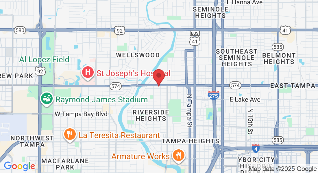 800 W Dr Martin Luther King Jr Blvd Suite #3, Tampa, FL 33603, USA