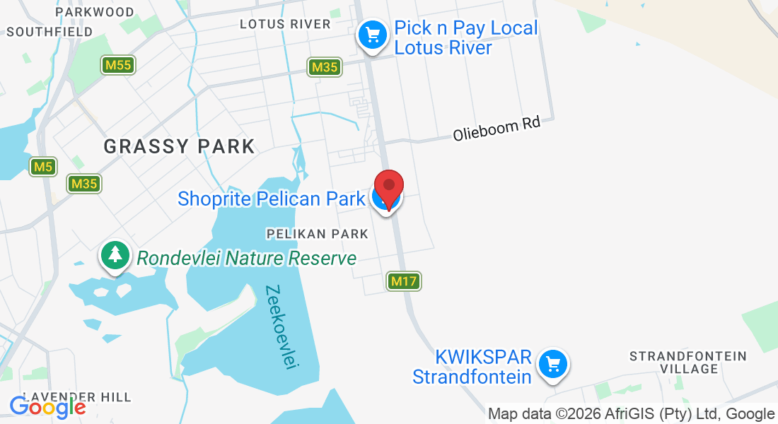 Pelican Park Shopping Centre Cnr of 15th ave and, New Strandfontein Rd, Pelikan Park, Cape Town, 7941, South Africa