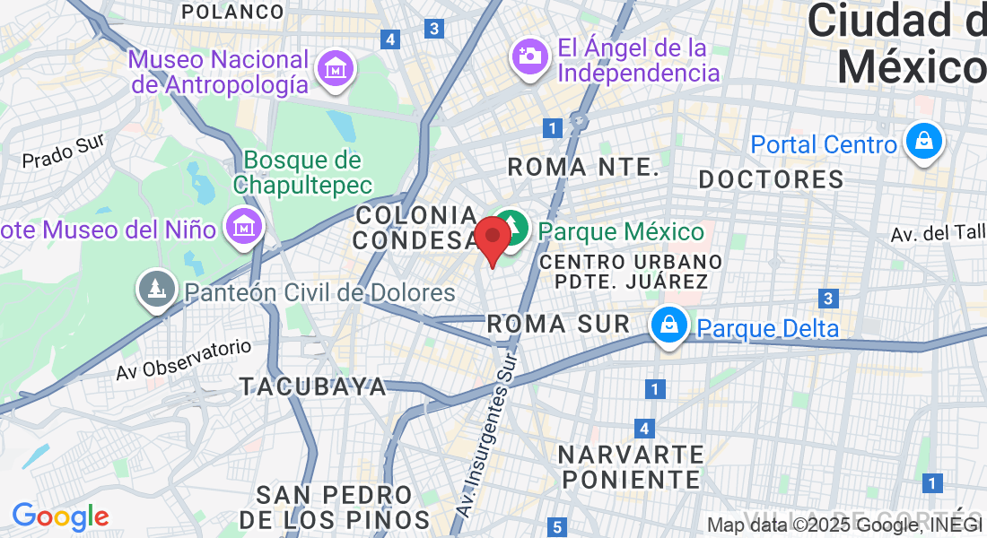 Citlaltépetl 5, Hipódromo, Cuauhtémoc, 06100 Ciudad de México, CDMX, México