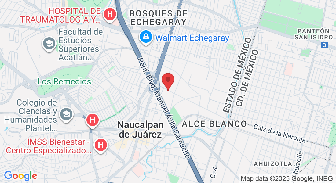 Calle Calz. de la Naranja 168, Alce Blanco, 53370 Naucalpan de Juárez, Méx., México