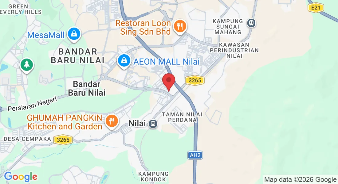 39, Jalan Indah 1/3, Taman Desa Jasmin, 71800 Nilai, Negeri Sembilan, Malaysia
