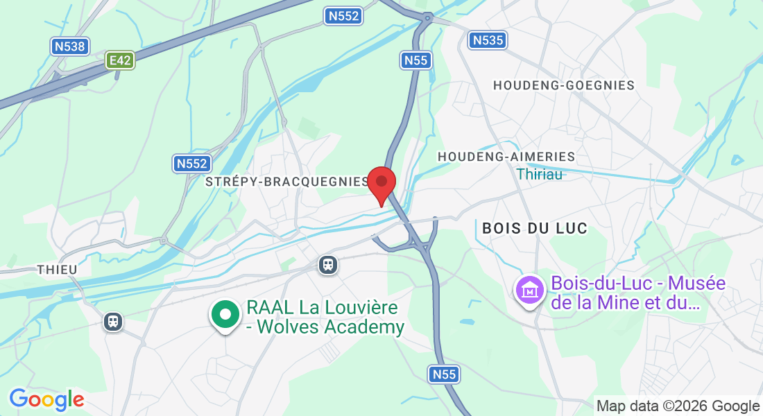 Rue sous le Bois 166, 7110 La Louvière, Belgique