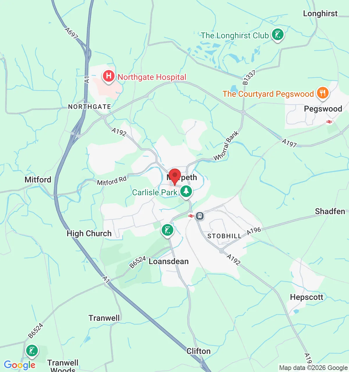 Bridge St, Morpeth NE61 1NB, UK