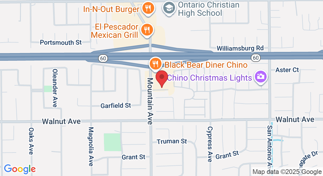 12345 Mountain Ave ste n, Chino, CA 91710, USA