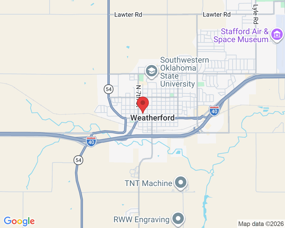 108 N 8th St, Weatherford, OK 73096, USA