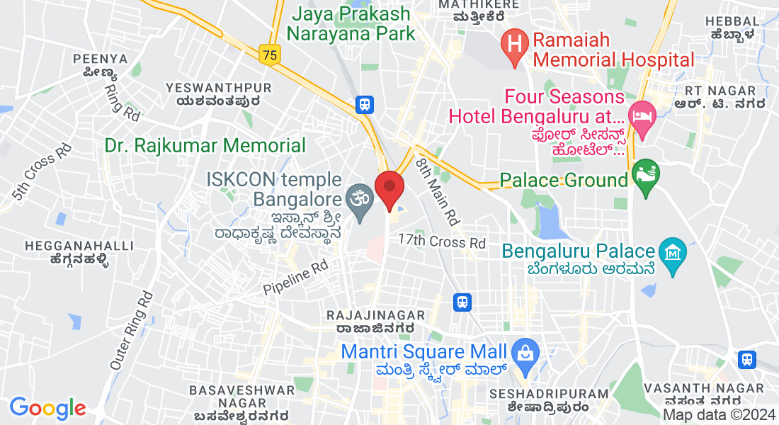 Dr Rajkumar Rd, Rajajinagar, Bengaluru, Karnataka 560055, India