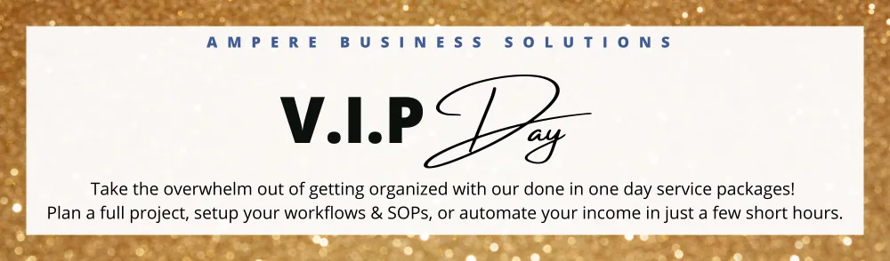 vip day services from ampere business solutions