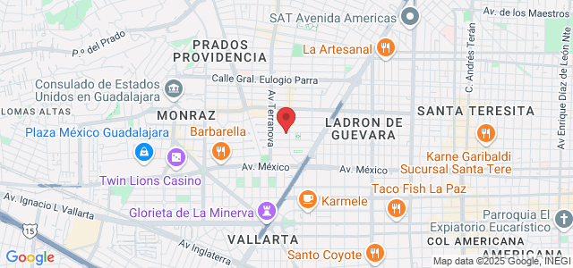 C. Joaquin Angulo 2709A, Circunvalación Vallarta, 44680 Guadalajara, Jal., México