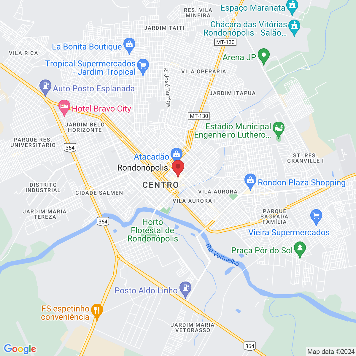 Av. Cuiabá, 1332 - Centro, Rondonópolis - MT, 78700-090, Brasil