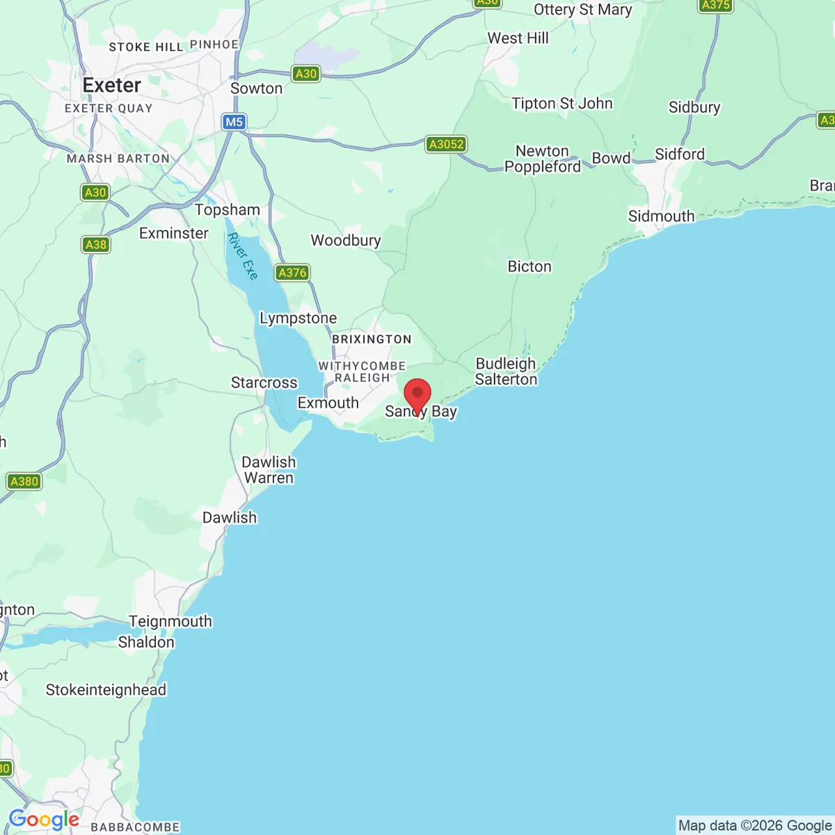 Sandy Bay, Exmouth, Devon EX8 5BT, UK