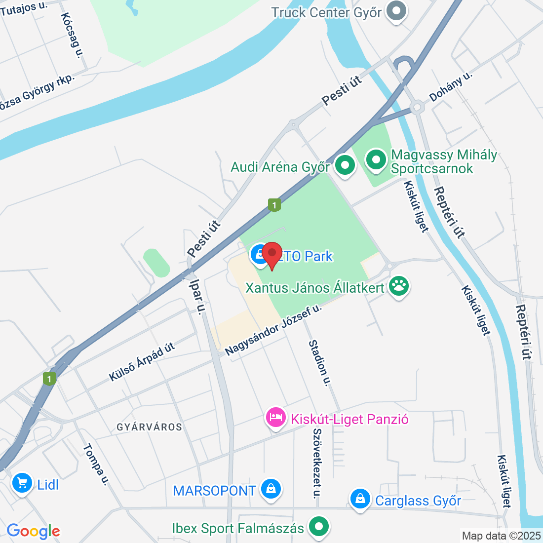 Győr, Nagysándor József u. 31, 9027 Magyarország