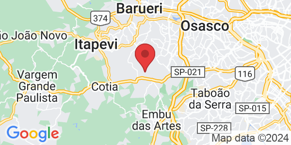 Av. José Giorgi, 1225 - São Paulo II, Cotia - SP, 06707-100, Brasil