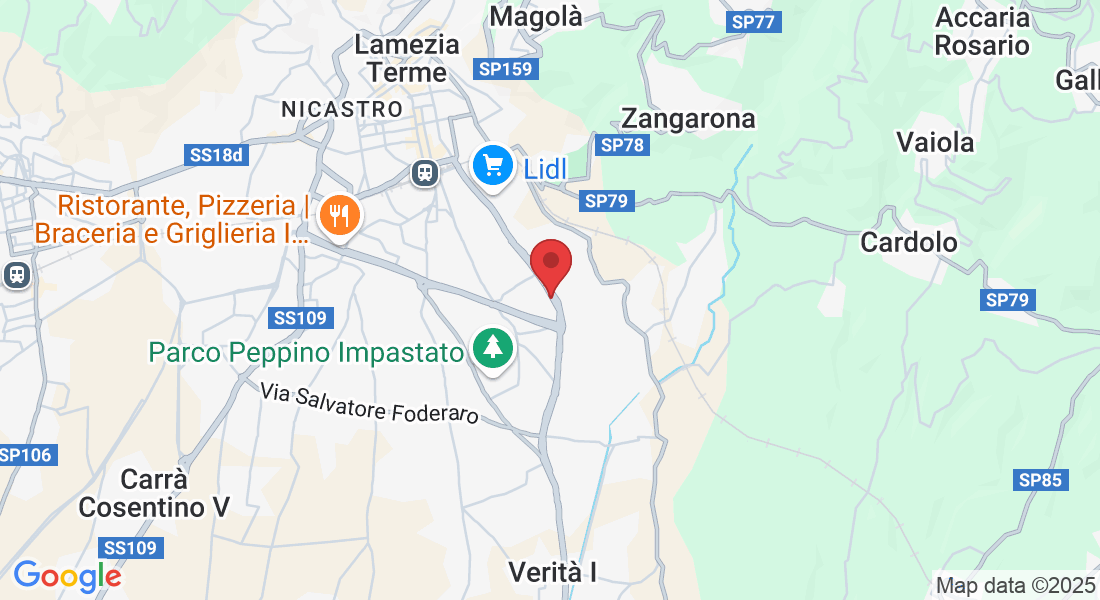 Via del Progresso, 242, 88046 Lamezia Terme CZ, Italia