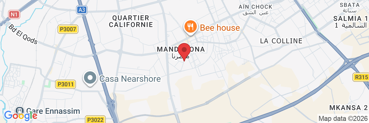 immeuble 3, residence yakout, magasin 01, Jnane Californie, Casablanca 20460, Maroc