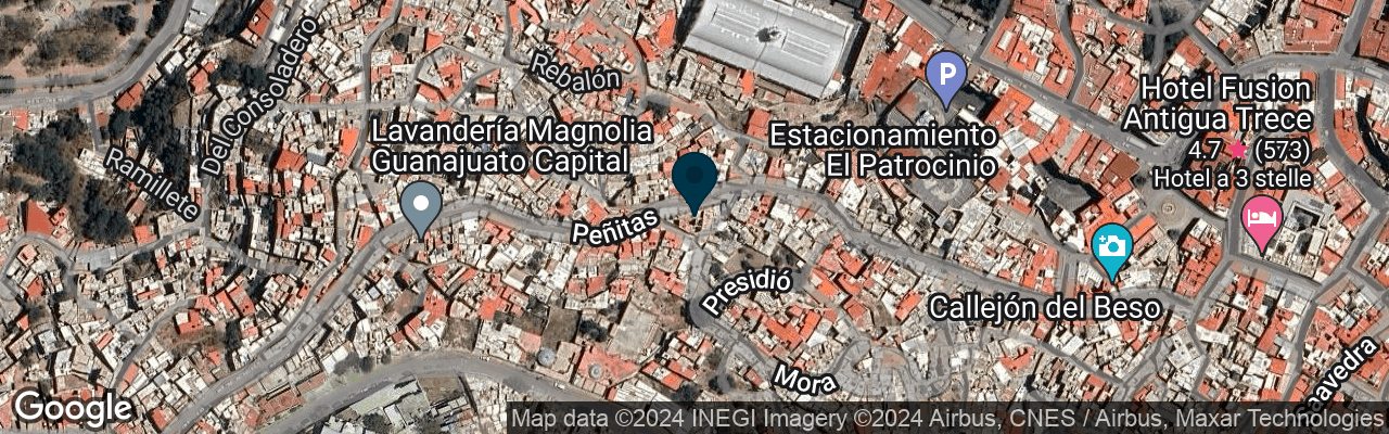 Peñitas 12QR, Zona Centro, 36000 Guanajuato, Gto., México