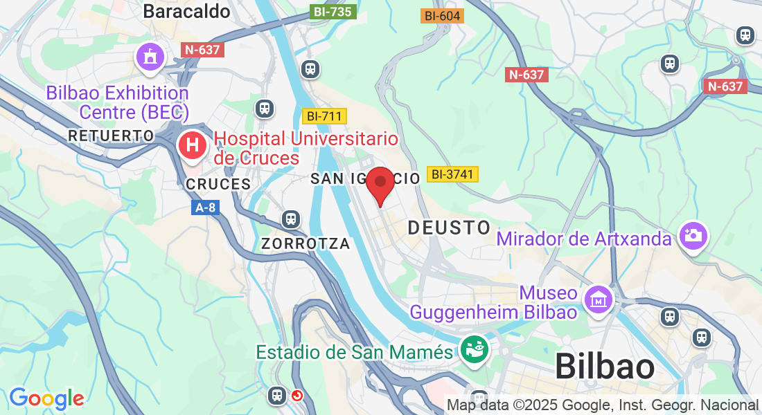 Agirre Lehendakariaren Etorb., 152, Deusto, 48015 Bilbo, Bizkaia, España
