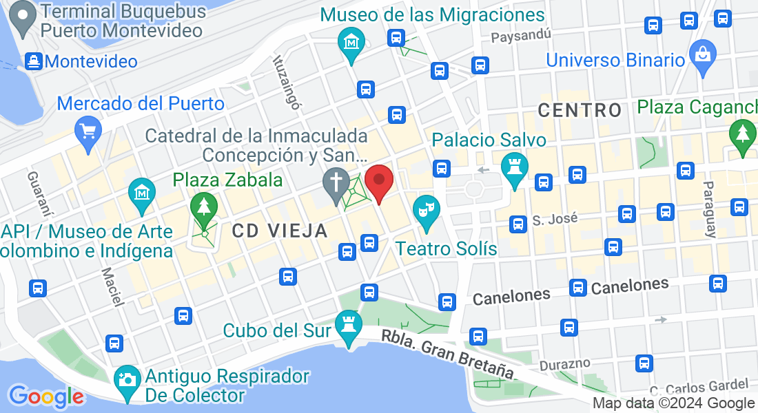 3QVW+6W7, Juan Carlos Gómez, 11000 Montevideo, Departamento de Montevideo, Uruguay