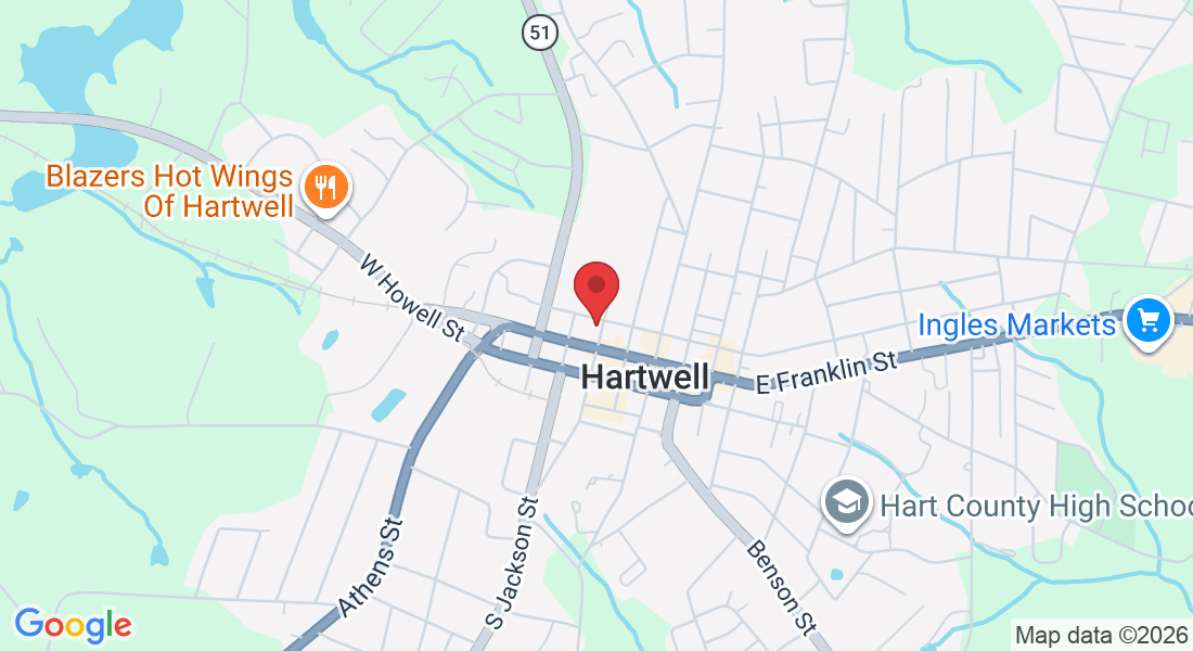 109 N Jackson St, Hartwell, GA 30643, USA