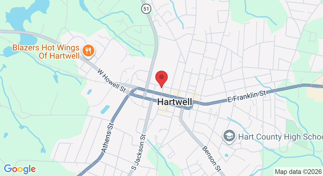 109 N Jackson St, Hartwell, GA 30643, USA