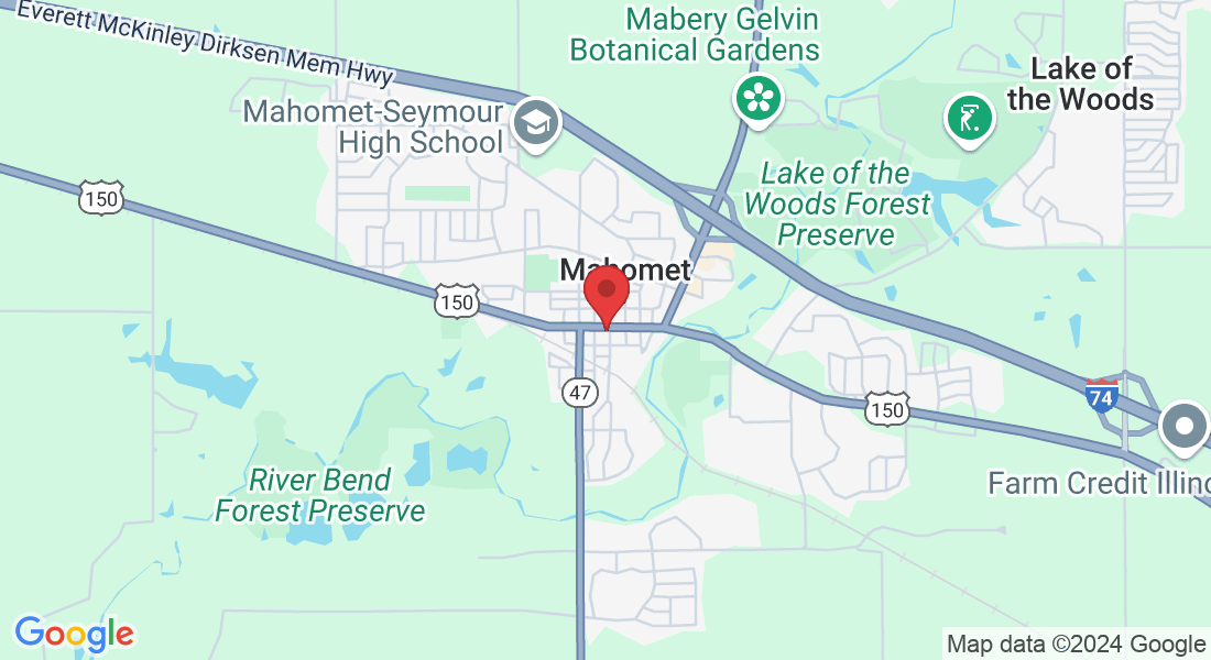 207 E Oak St suite a, Mahomet, IL 61853, USA