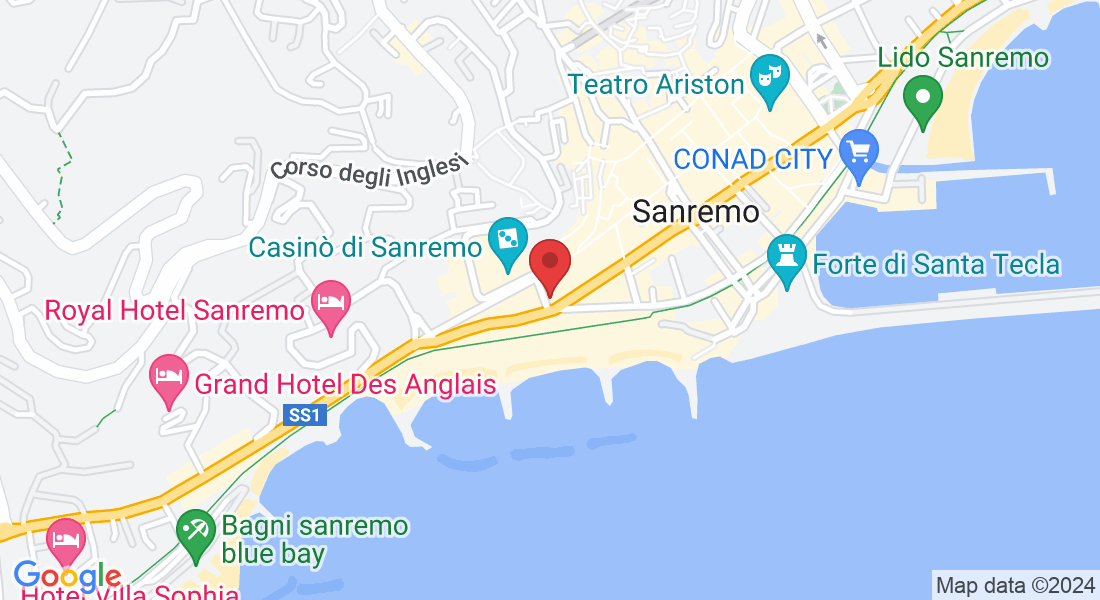 Via Giuseppe Verdi, 1, 18038 Sanremo IM, Italia