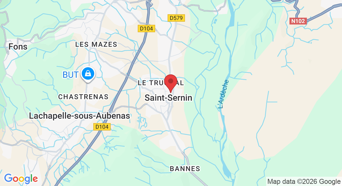 42 Rue des Droits de l'Homme, 07200 Saint-Sernin, France