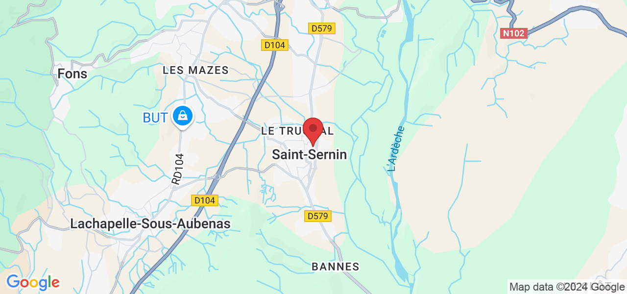 42 Rue des Droits de l'Homme, 07200 Saint-Sernin, France