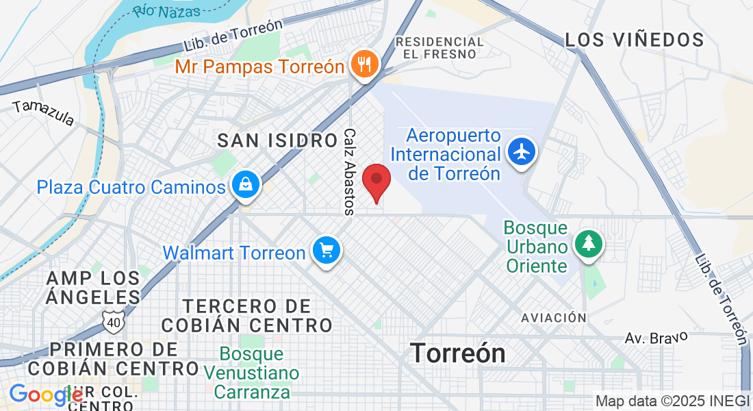 Río Tigris 1083, Magdalenas, 27010 Torreón, Coah., México
