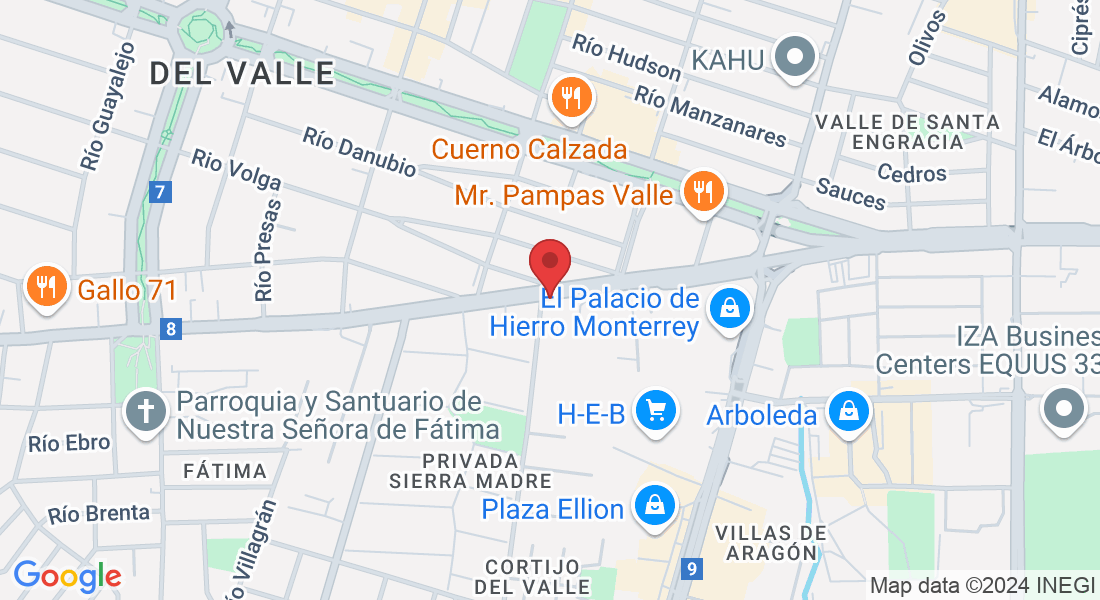 Av. José Vasconcelos 398-Local 4, Del Valle, 66220 San Pedro Garza García, N.L., Mexico