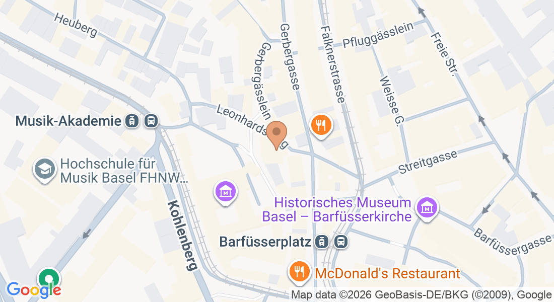 Leonhardsberg 1/1st Floor / 1. Stock, 4051 Basel, Switzerland