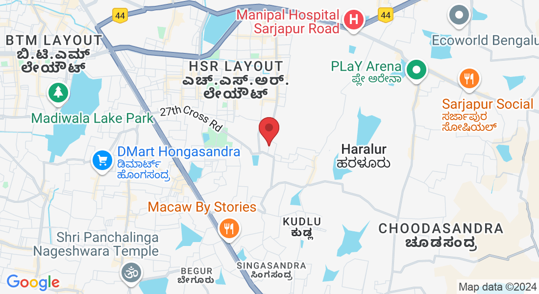1794 36/3, 27th Main Rd, near Power Station, 2nd Sector, ITI Layout, Sector 7, HSR Layout, Bengaluru, Karnataka 560102, India