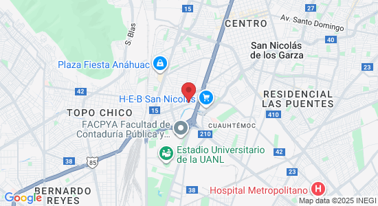 Palacio de Justicia 318, Anáhuac, 66450 San Nicolás de los Garza, N.L., México