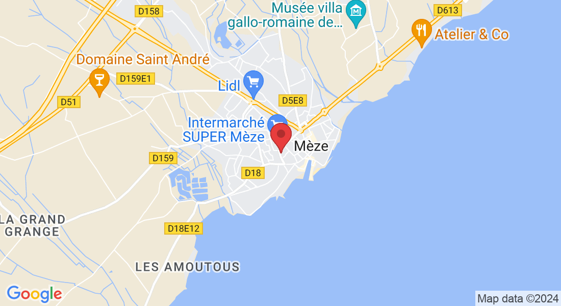 2 Bd Paul Valéry, 34140 Mèze, France