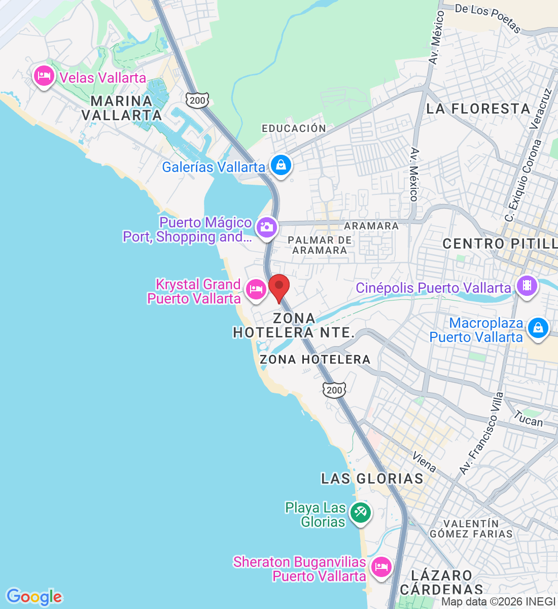 Av. Francisco Medina Ascencio 2585, Zona Hotelera, Zona Hotelera Nte., 48333 Puerto Vallarta, Jal., México