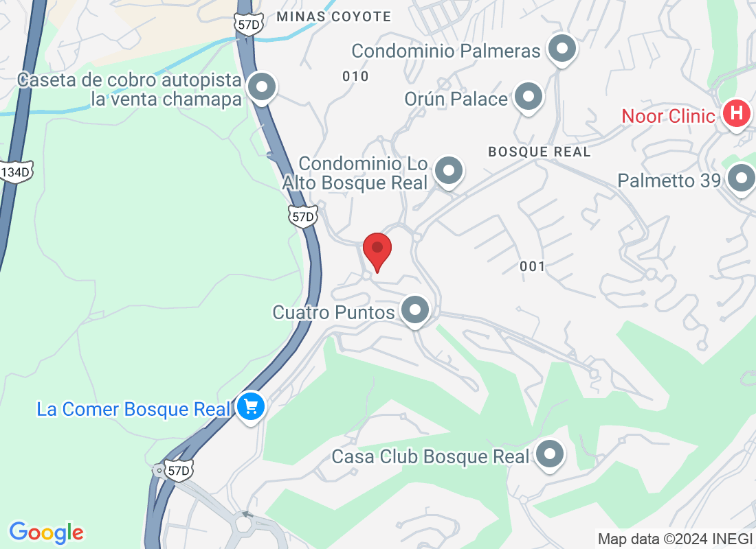 Priv. de la Cumbre 1, Bosque Real, 52774 Naucalpan de Juárez, Méx., México