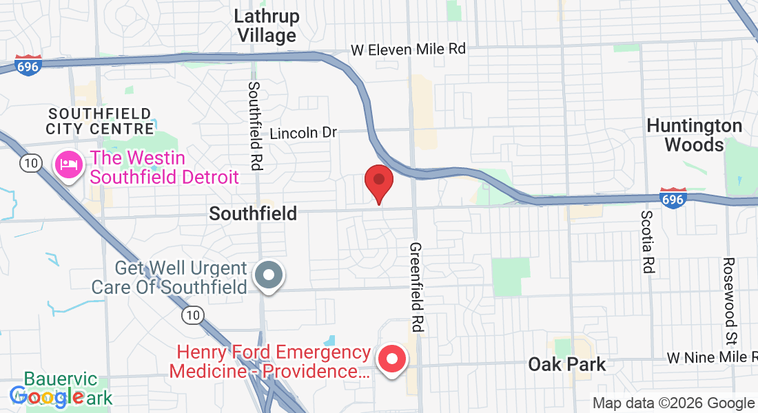 15900 W 10 Mile Rd suite 211, Southfield, MI 48075, USA