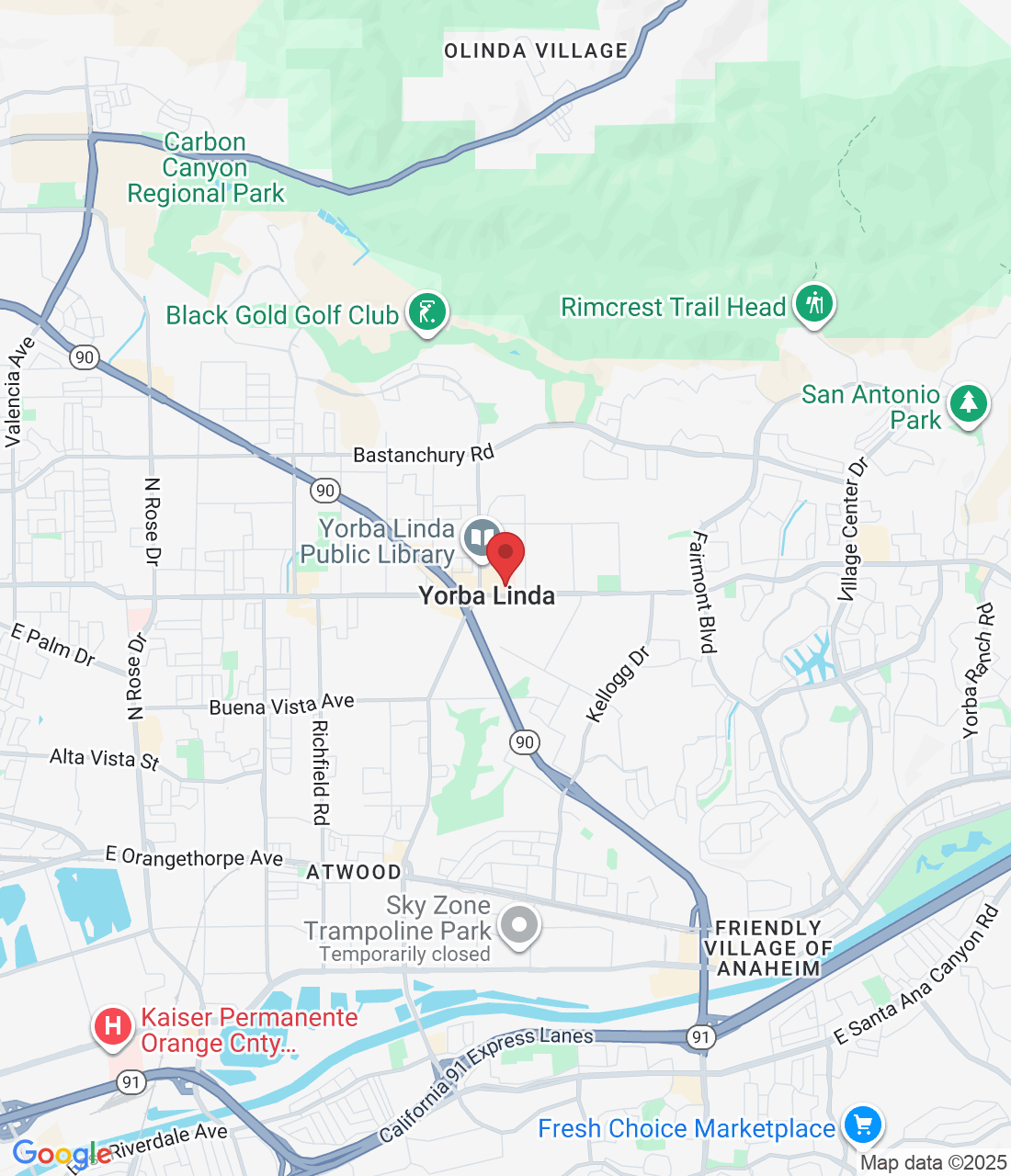 18613 Yorba Linda Blvd, Yorba Linda, CA 92886, USA