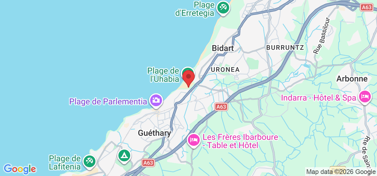 Plage de l'Uhabia, Av. d'Espagne, 64210 Bidart, France