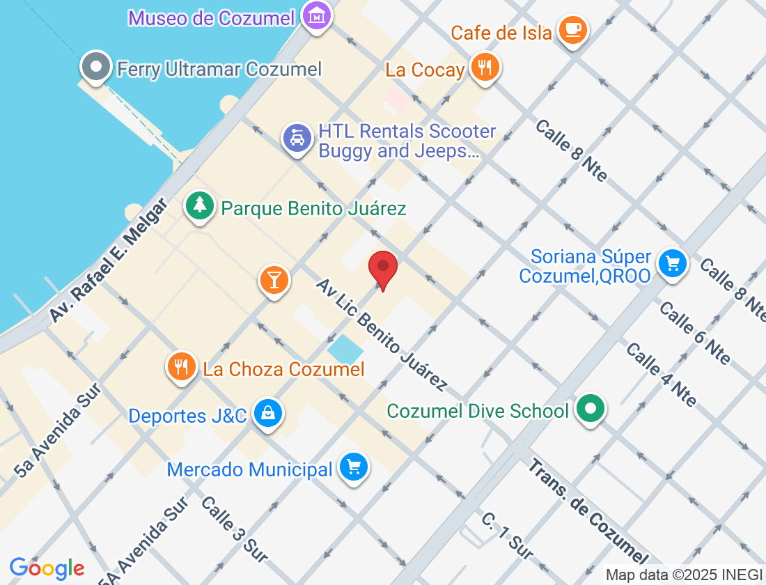 15 Avenida Nte. 33, Centro, 77668 Cozumel, Q.R., Mexico