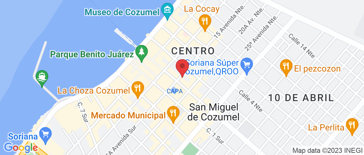 15 Avenida Nte. 33, Centro, 77600 San Miguel de Cozumel, Q.R., México