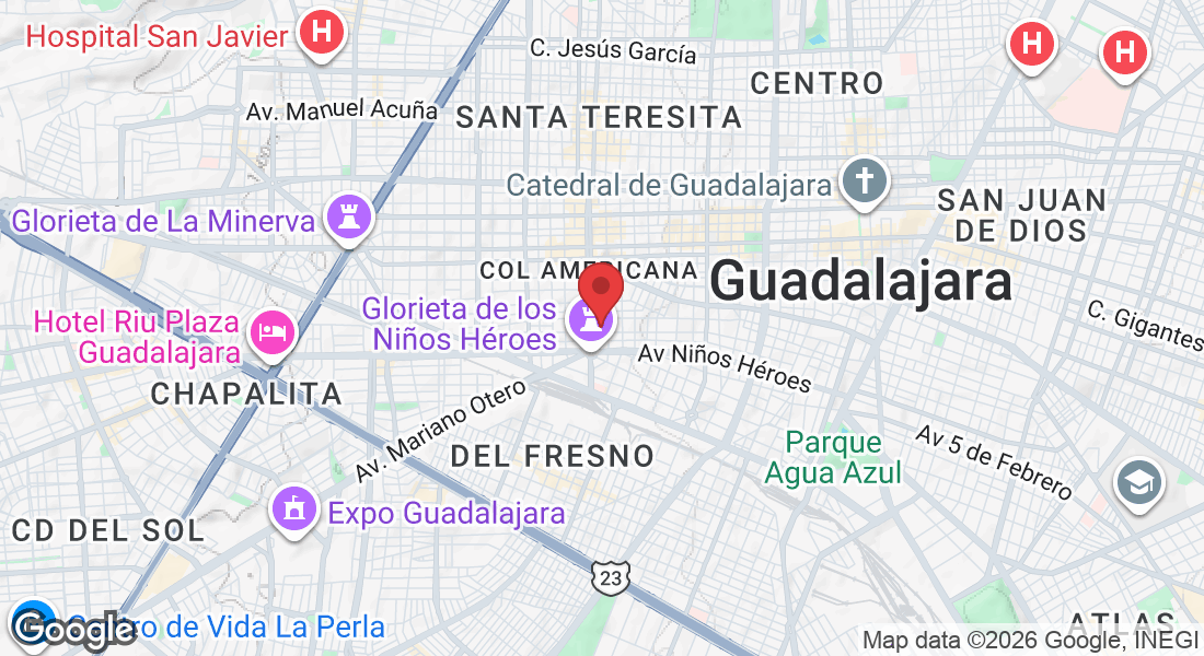 C. Mexicaltzingo 1964, Col Americana, Americana, 44160 Guadalajara, Jal., México