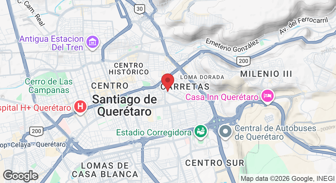 3, Ejército Republicano 119-1, Carretas, 76050 Santiago de Querétaro, Qro., México