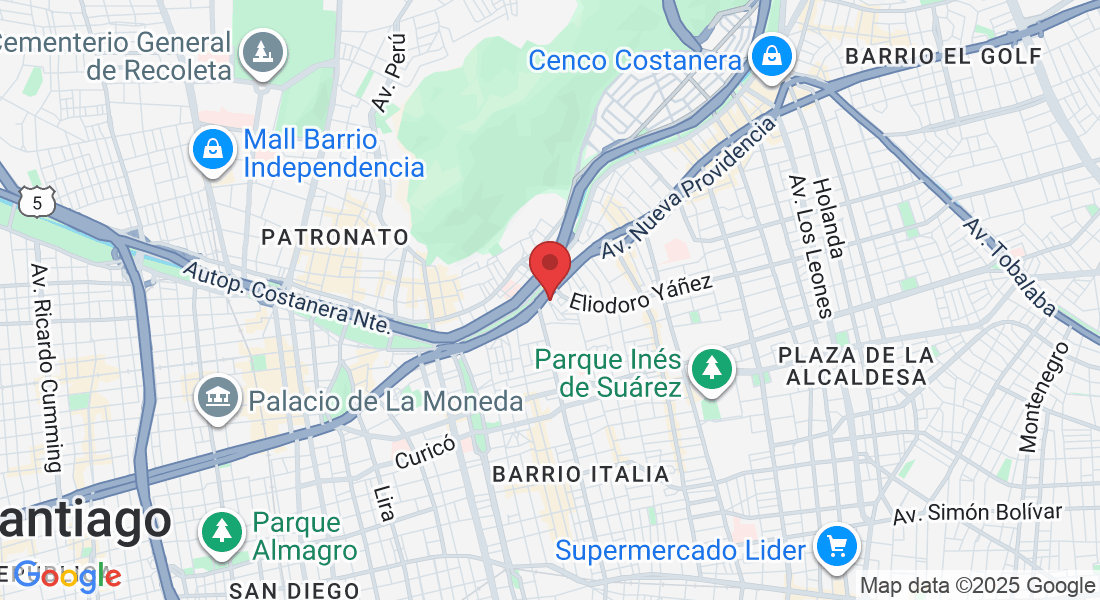 Gral. Salvo 20, 7500669 Providencia, Región Metropolitana, Chile