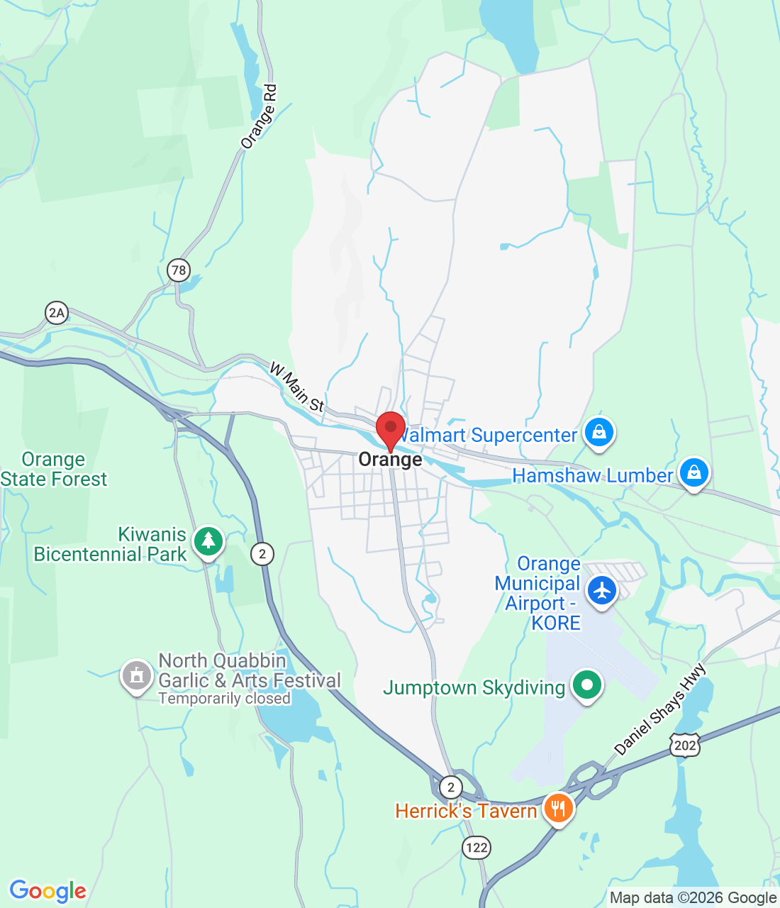 Orange, MA 01364, USA