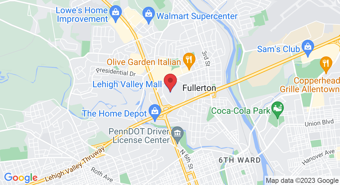 250 Lehigh Valley Mall, Whitehall, PA 18052, USA