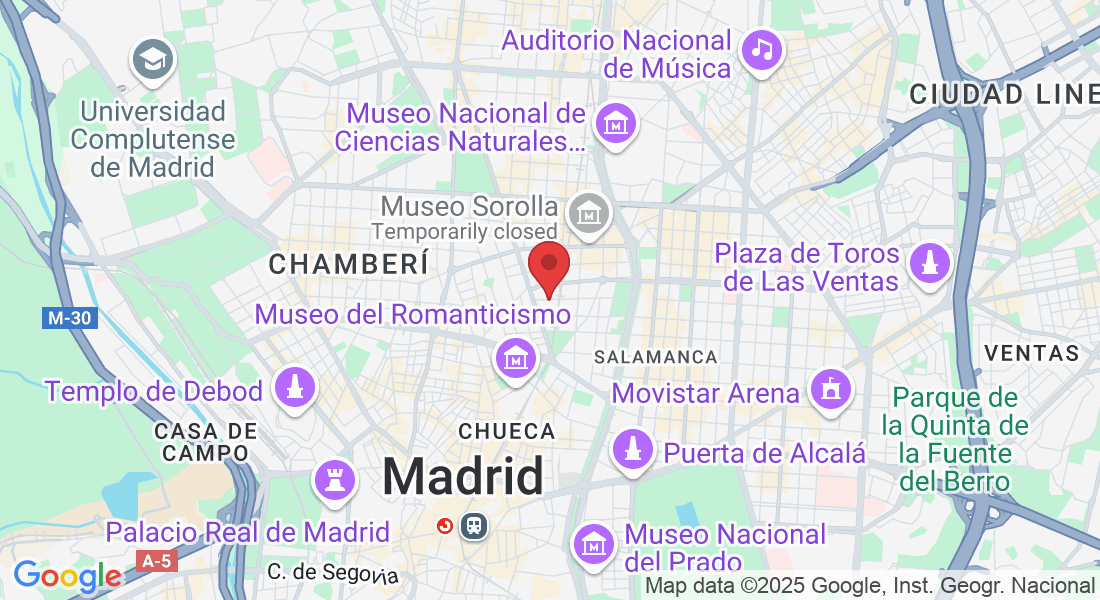 Calle del General Arrando, 12, Chamberí, 28010 Madrid, Spain