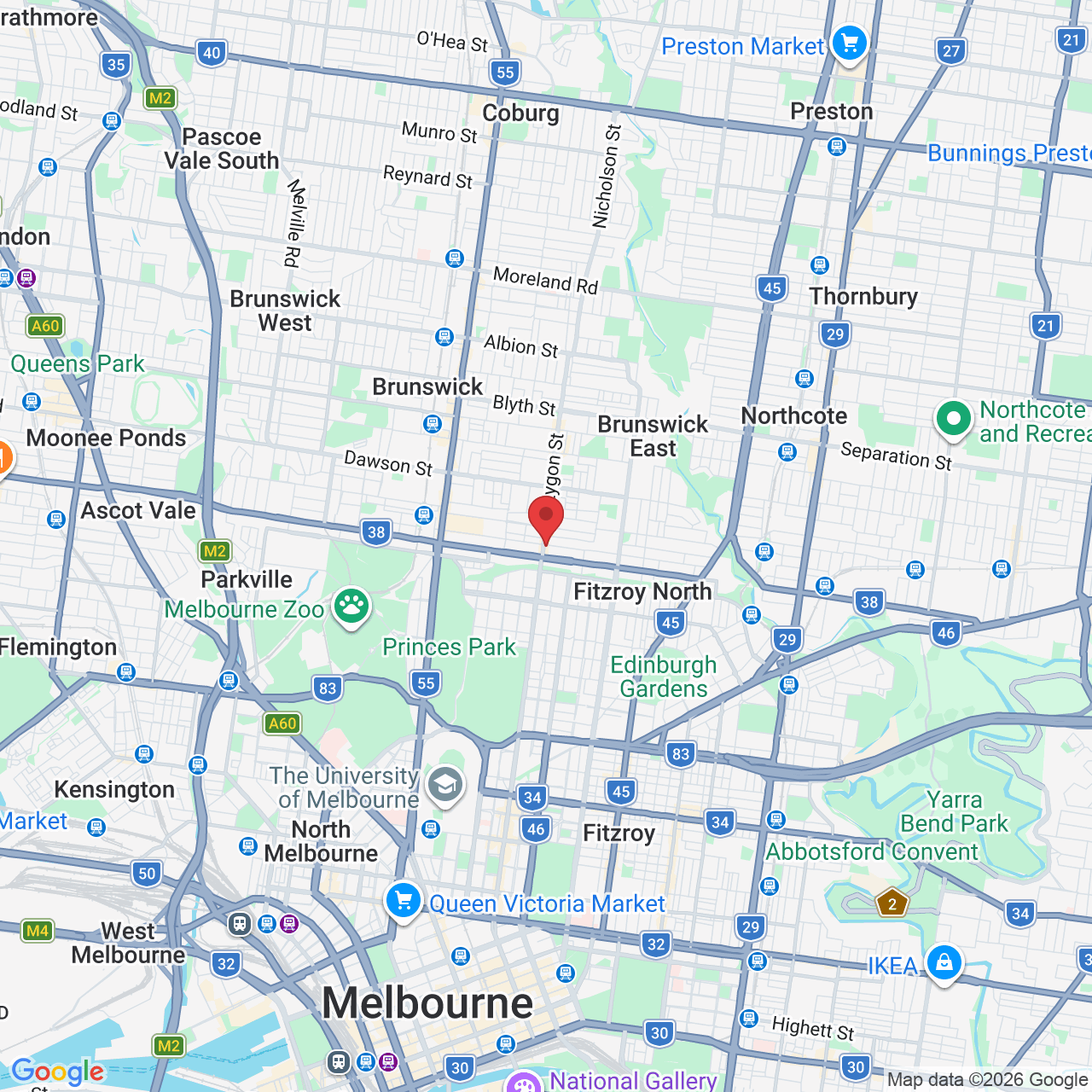 46 Lygon St, Brunswick East VIC 3057, Australia