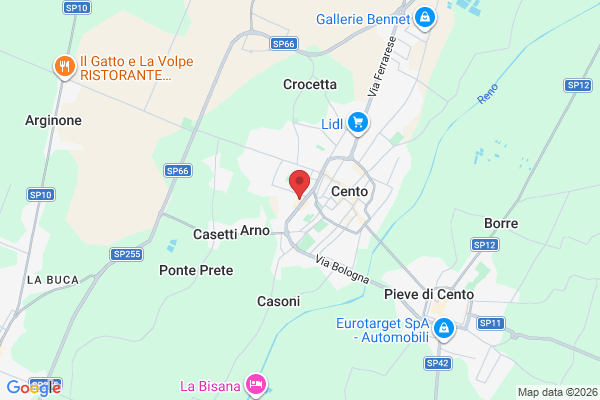 Via Bologna, 9b, 44042 Cento FE, Italy